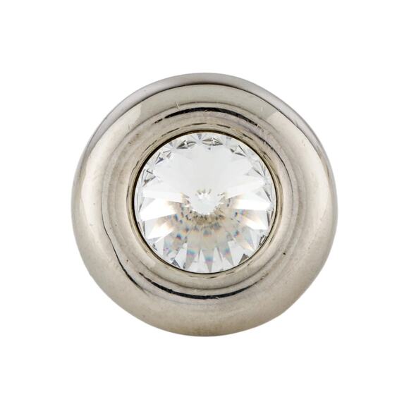 St. John Crystal Cocktail Ring SZ 7.75 - Picture 2 of 6